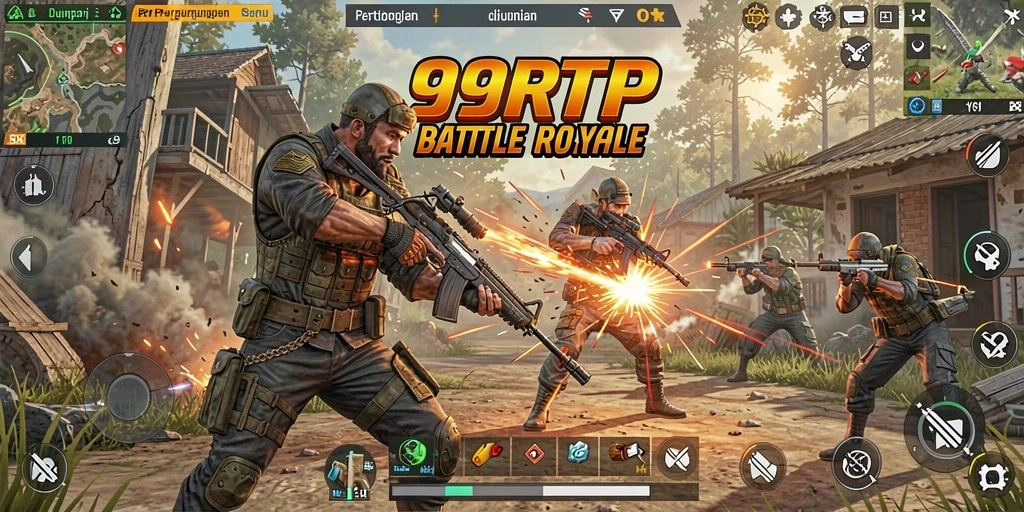 Gameplay seru dan strategis di 99RTP Battle Royale.