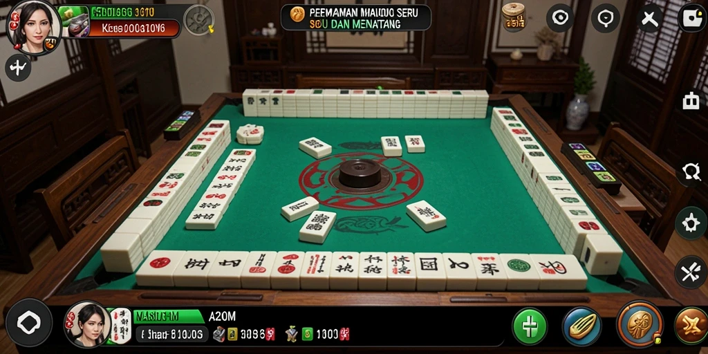 Tangkapan layar utama A200M menampilkan gameplay Mahjong yang seru dan interaktif.