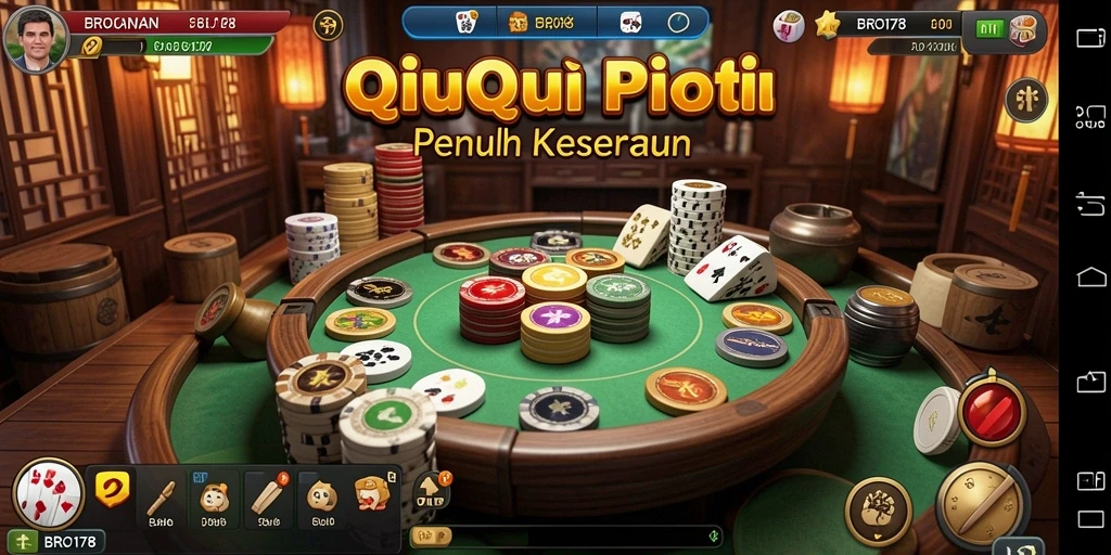 Tampilan menarik dari permainan QiuQiu BRO178.