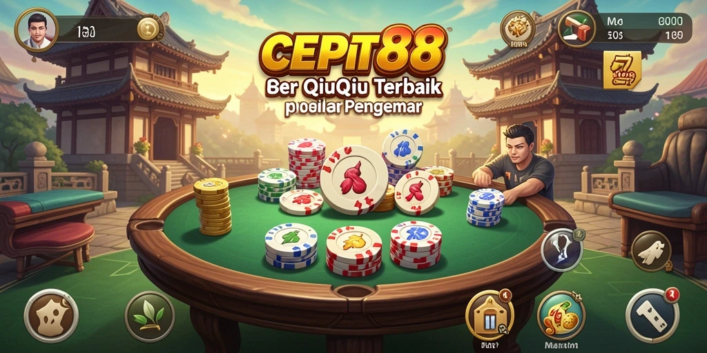 Screenshot utama CEPAT88 menampilkan gameplay QiuQiu yang seru.