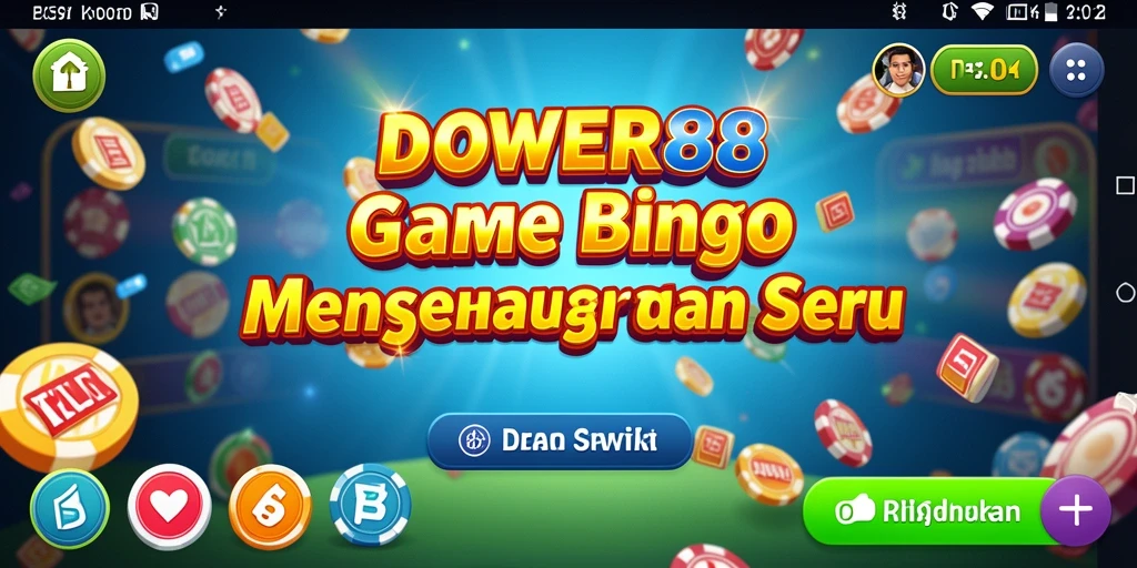 Screenshot gameplay DOWER88 menampilkan keseruan permainan Bingo.