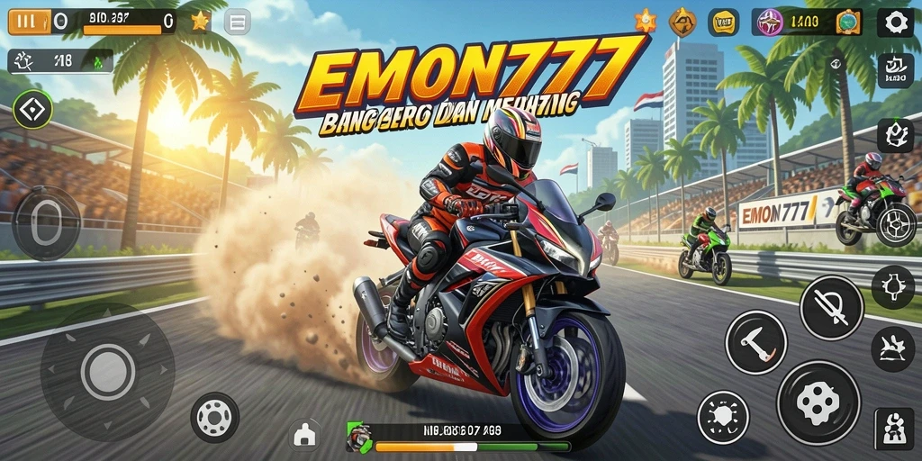 Tampilan gameplay seru dan menantang di EMON777.