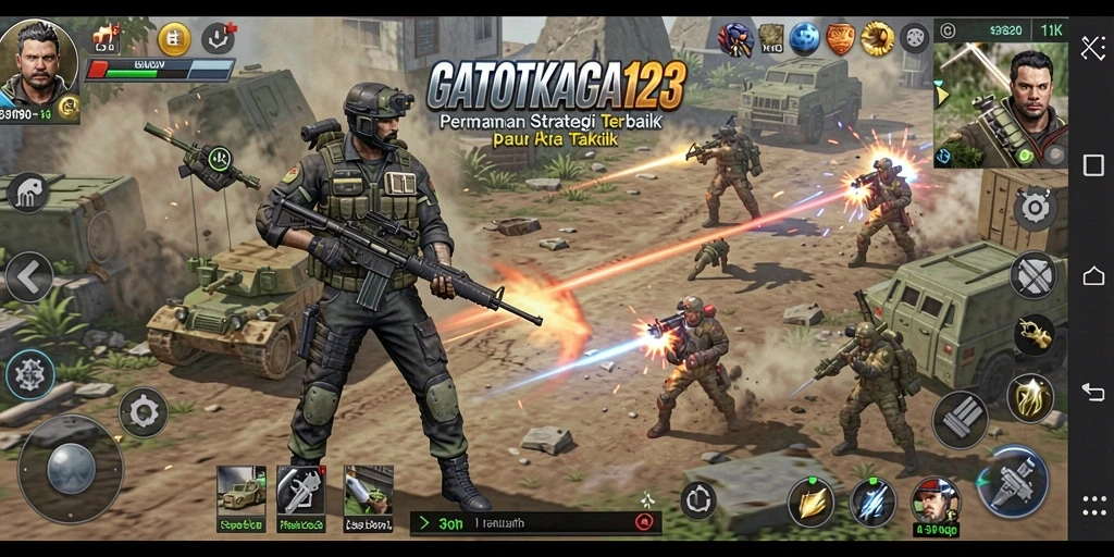 Tampilan menarik dari gameplay GATOTKACA123 yang penuh strategi.