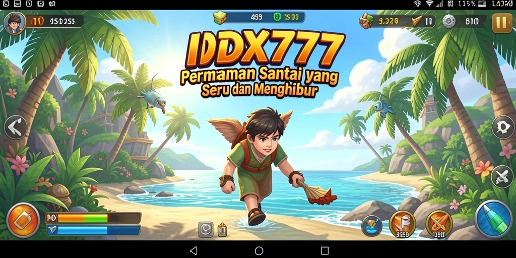 Screenshot IDX777 menampilkan gameplay yang penuh warna dan menyenangkan.