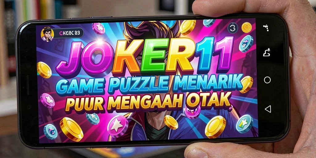 Tangkapan layar utama JOKER11 menampilkan gameplay puzzle yang seru.