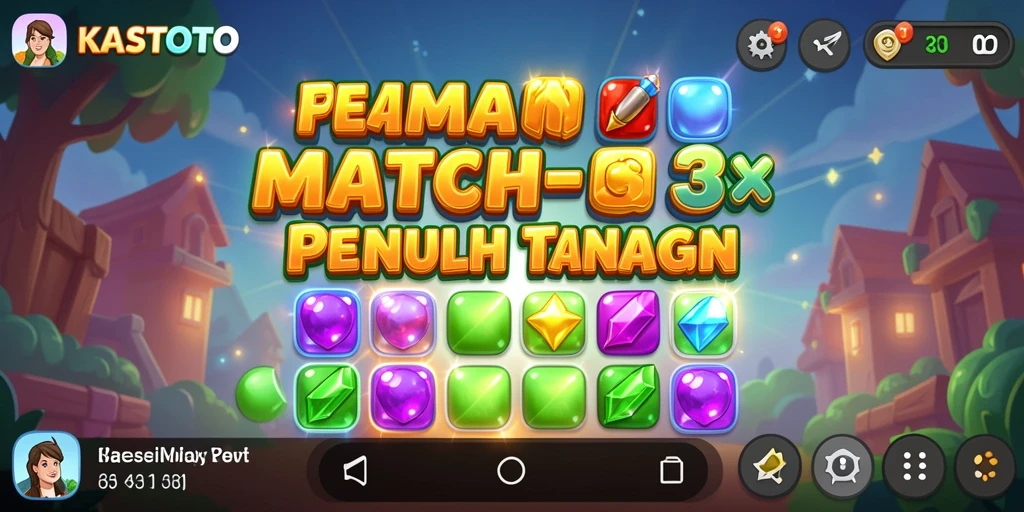 Tampilan gameplay KASTOTO yang seru dan menantang di setiap level.