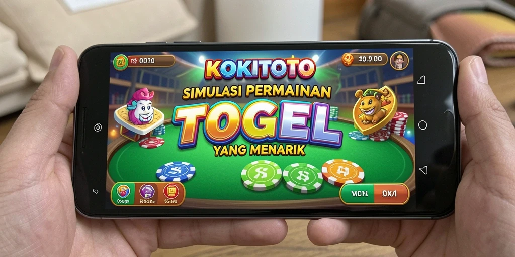Tampilan screenshot gameplay KOKITOTO yang dinamis dan menarik.