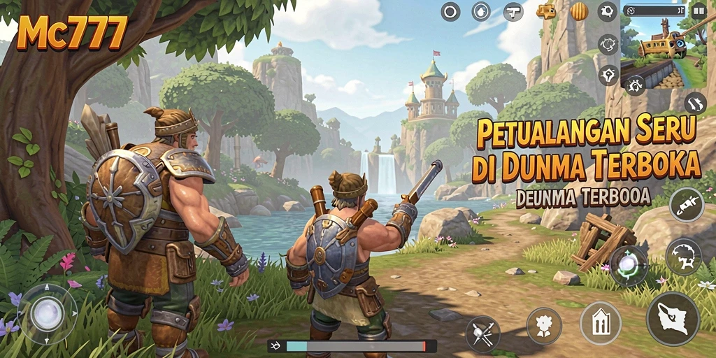 Gameplay seru dan menantang di dunia terbuka MC777.