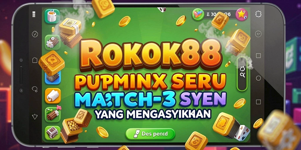 Screenshot gameplay ROKOK88 yang menampilkan kombinasi warna cerah.