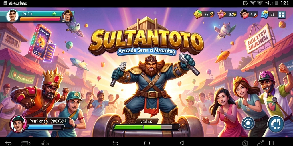 Screenshot permainan SULTANTOTO menampilkan tantangan seru dalam permainan Arcade.