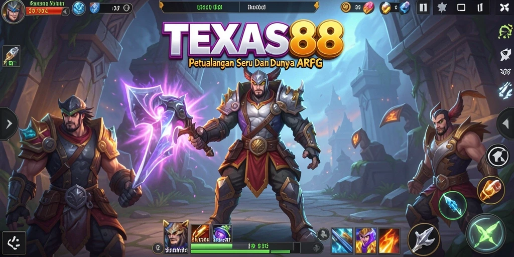 Tangkapan layar gameplay menunjukkan pertarungan seru di dunia <strong>TEXAS88</strong>.