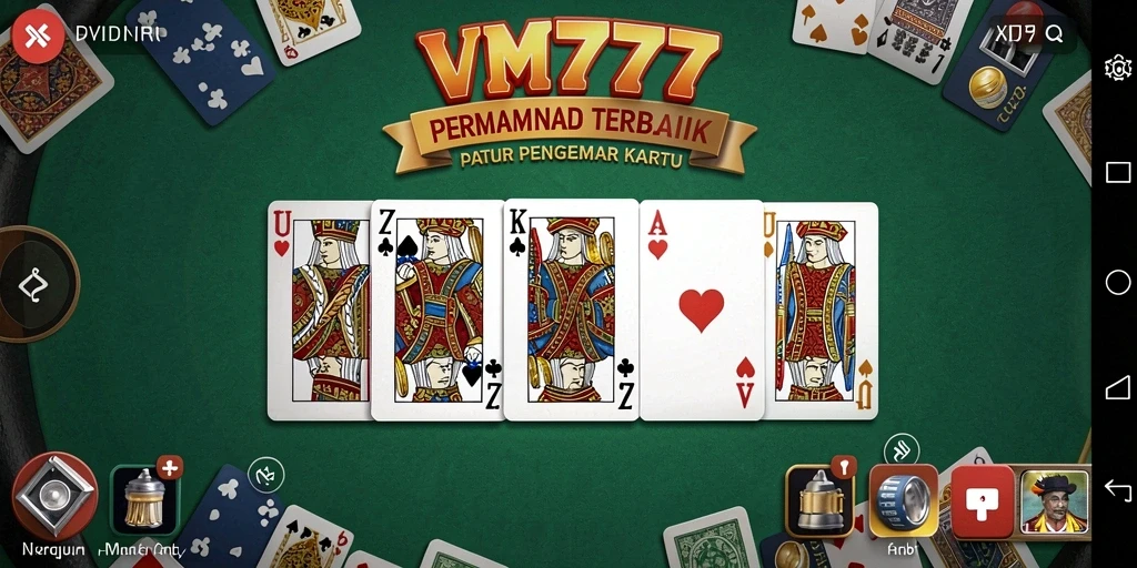 Tampilan menarik gameplay Domino di VM777 dengan pemain yang aktif.